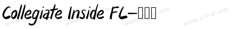 Collegiate Inside FL字体转换